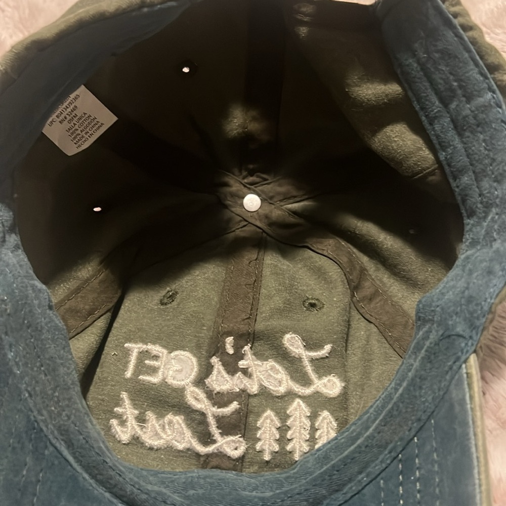 Let’s Get Lost Green Baseball Cap - image 6